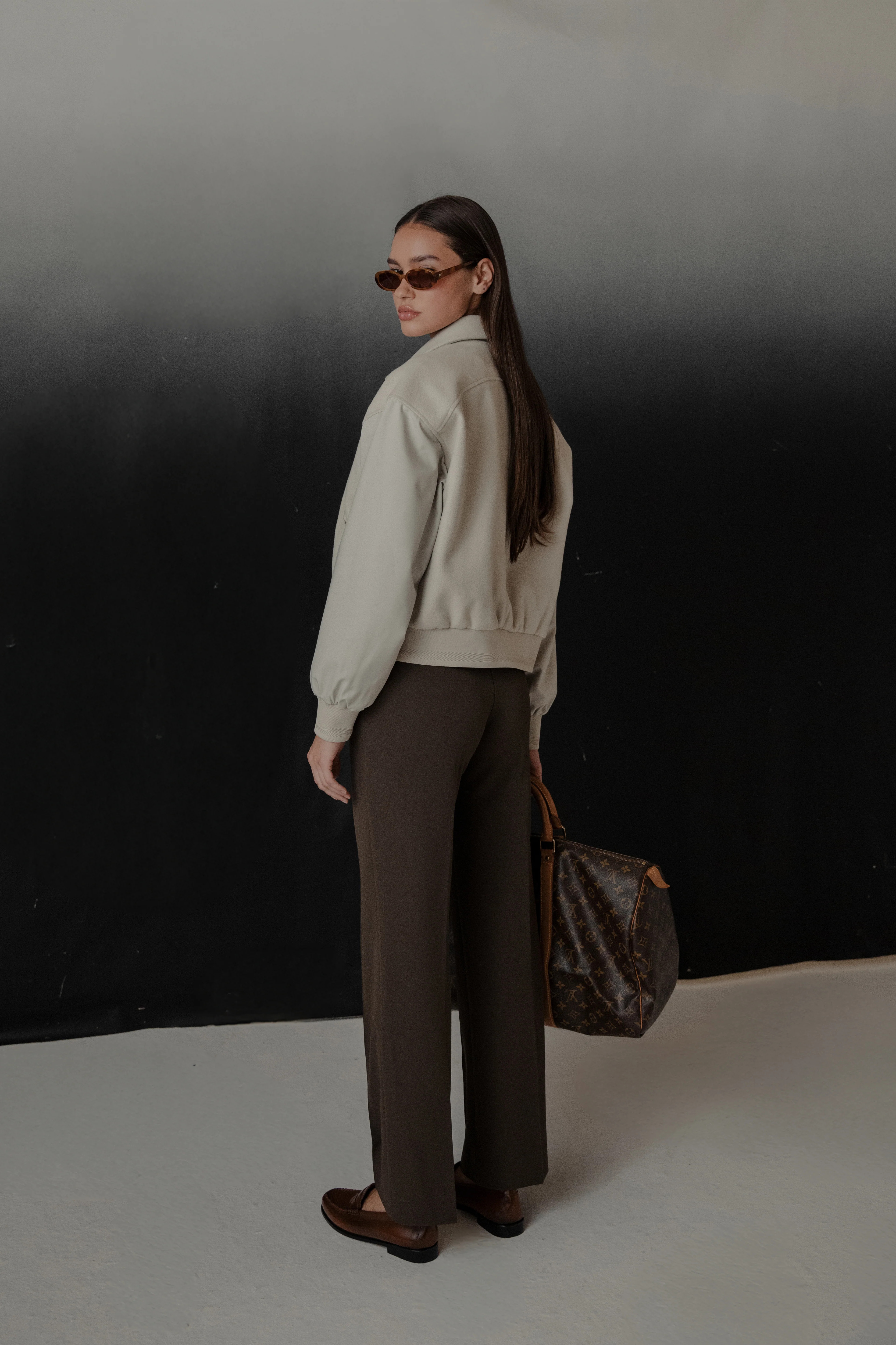 Her Legacy Jacket | Parchment Relaxed-Fit | Cuts Clothing Inc.