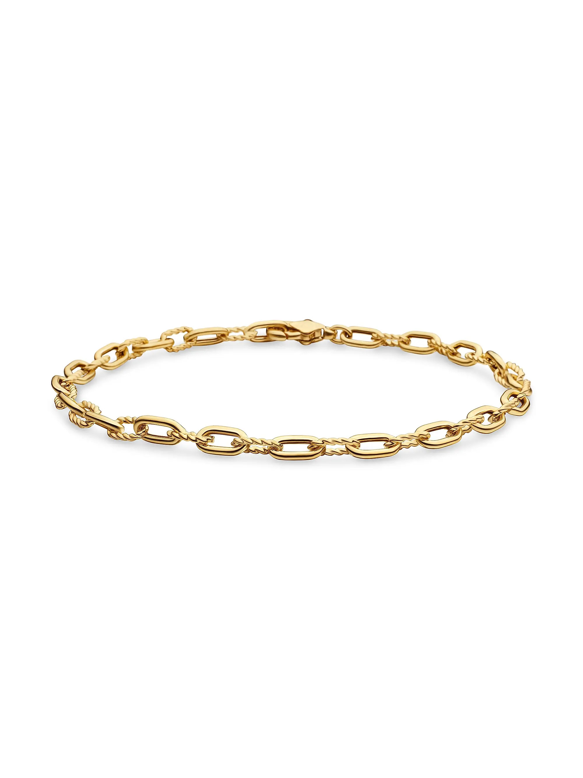 David Yurman DY Madison Chain Bracelet in 18K Yellow Gold | Saks Fifth Avenue | Saks Fifth Avenue