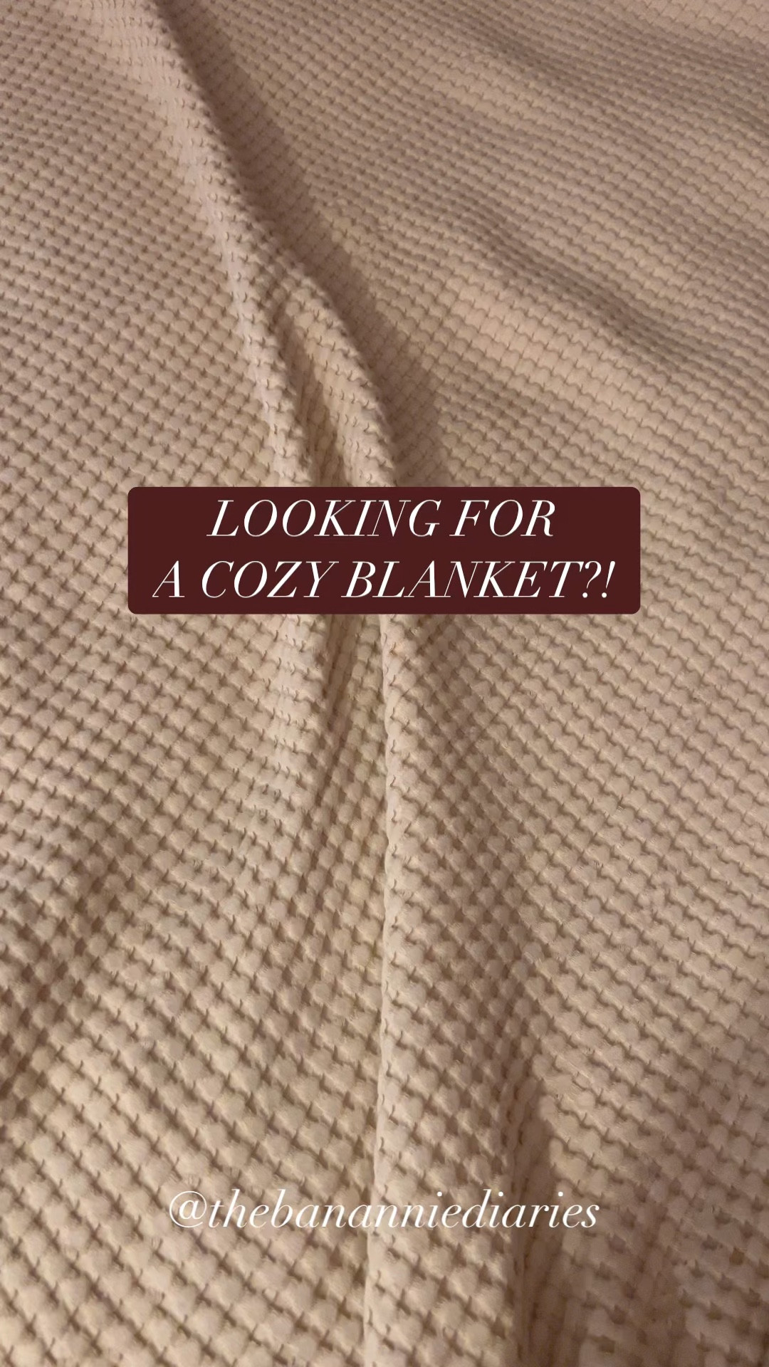 Shop this very cozy blanket that i LOVE!!! #TheBanannieDiaries 

#LTKGiftGuide #LTKhome #LTKfindsunder100
