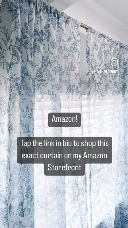 These Amazon curtains are perfect for Spring! 
Available in 4 different colors!
Floral curtain panels, floral pattern curtains. Amazon.
#amazoncurtains #curtains #amazon #springdecor

#LTKhome #LTKFind #LTKstyletip