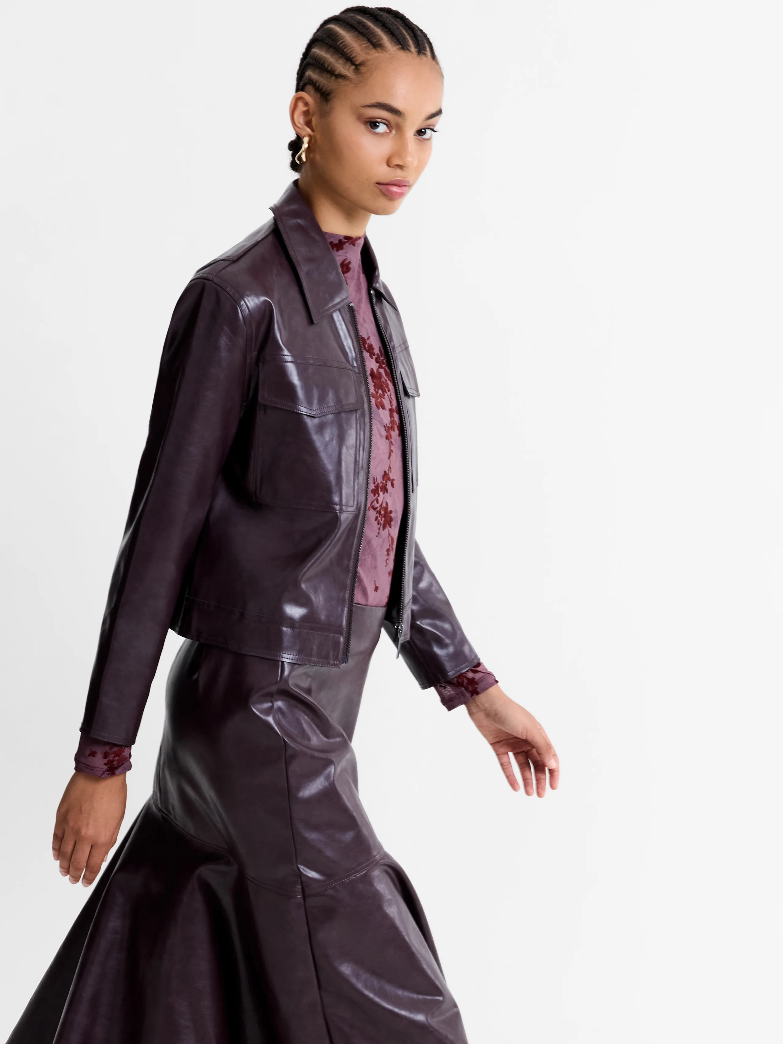 Kayleigh PU Bomber Jacket | French Connection (UK)