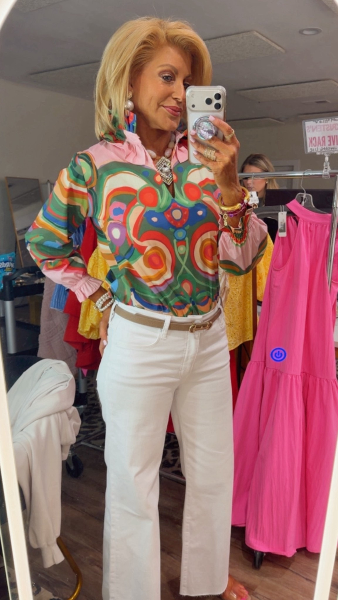 Im wearing the size 0 which is comparable to a 4/6 (I’m a 34ddd) 

#LTKOver40 #LTKTravel #LTKgrwm