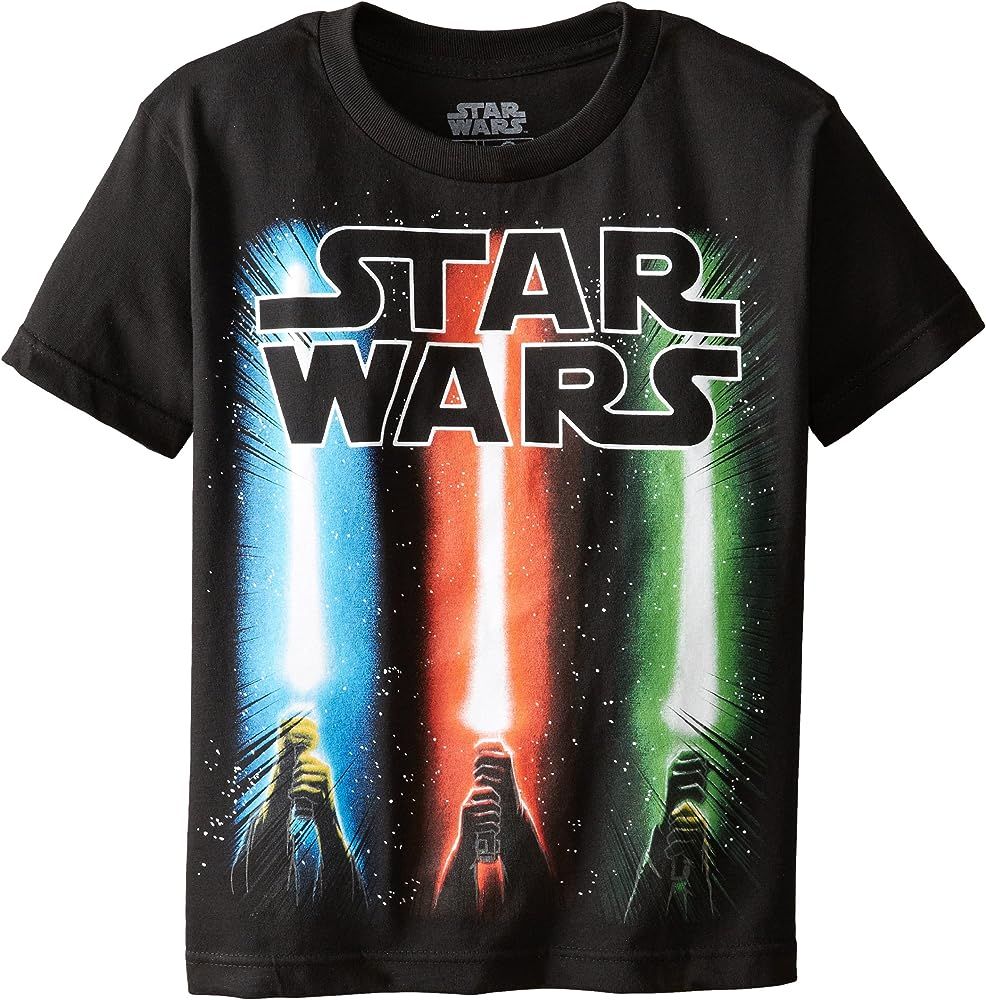 STAR WARS Boys' Saber Rise T-Shirt | Amazon (US)