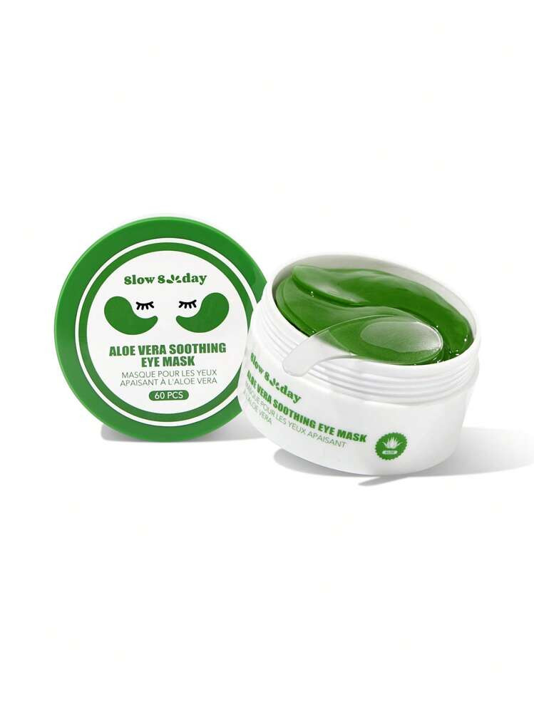 SlowSunday Aloe Vera Soothing Eye Mask, 30Pairs, Eye Patch, Korean Skincare, Aloe Vera Extract & Sodium Hyaluronate, Diminish Eye Bags, Improve Dark Circles, Tighten The Skin, Brigheten Eye Contour, For Winter, Skin Care, Y2K, For Thanksgiving, Christmas, New Year, Christmas Gifts, Thank You Gift | SHEIN