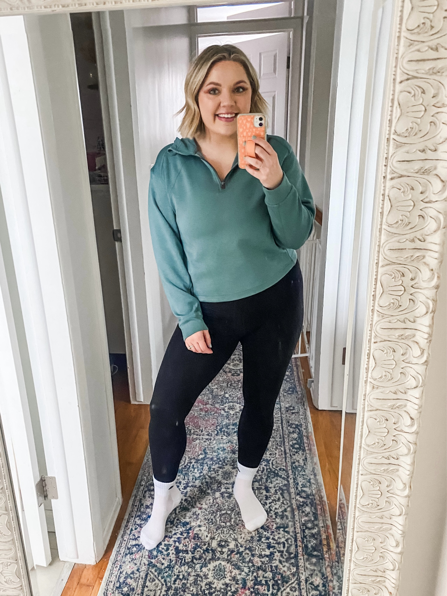 Loving this athletic top. It’s the perfect weight for layering during the spring season. And super affordable at $19.98. Comes In multiple colors I’m wearing a medium here. 



#LTKSeasonal #LTKfindsunder50 #LTKfitness