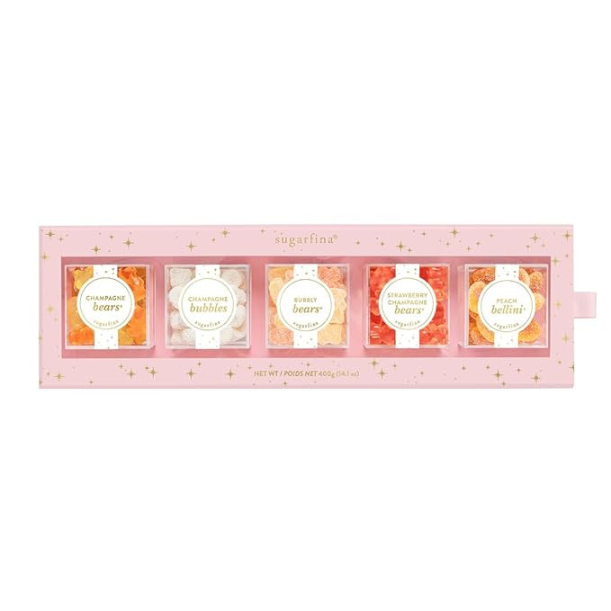 Sugarfina Holiday Champagne Flight Candy 5 Piece Bento Box | Amazon (US)