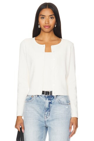 525 Eva Cardigan in Chalk from Revolve.com | Revolve Clothing (Global)