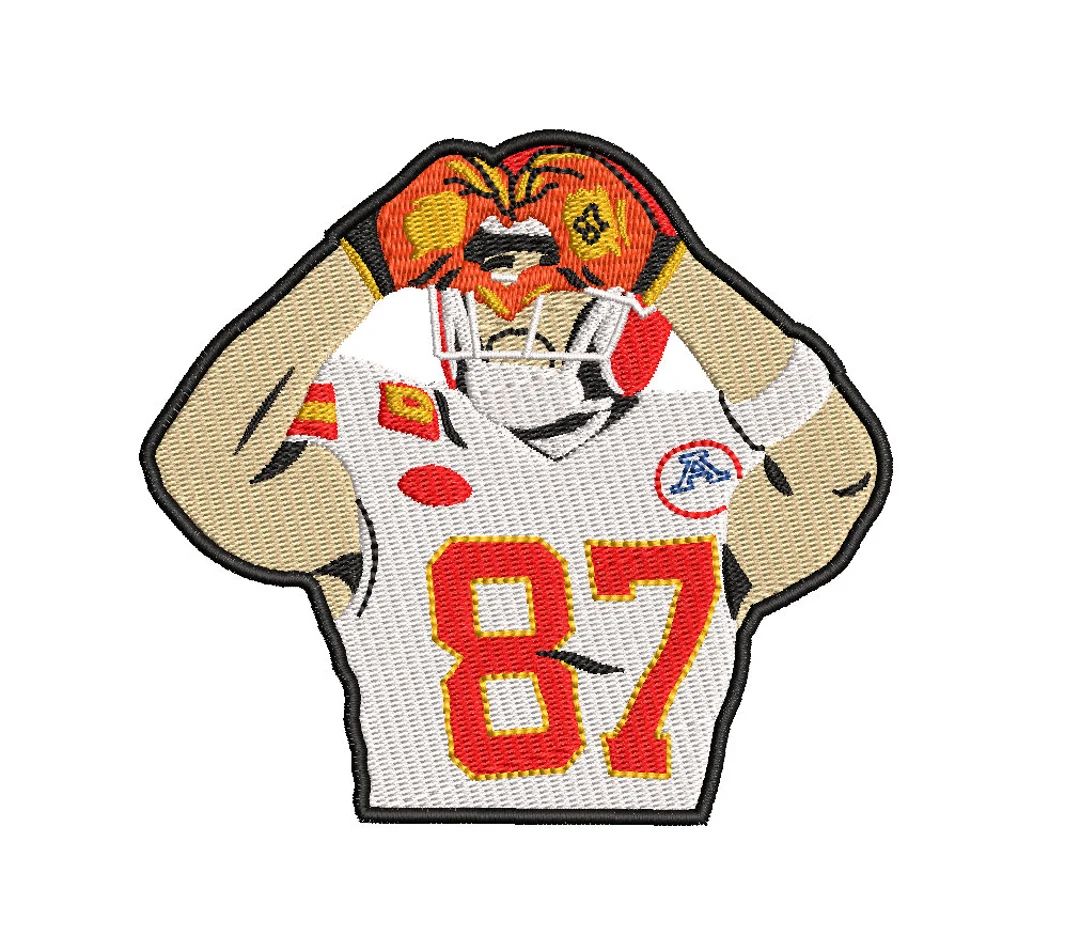 Kelce Inspired Embroidered Patch - Etsy | Etsy (US)
