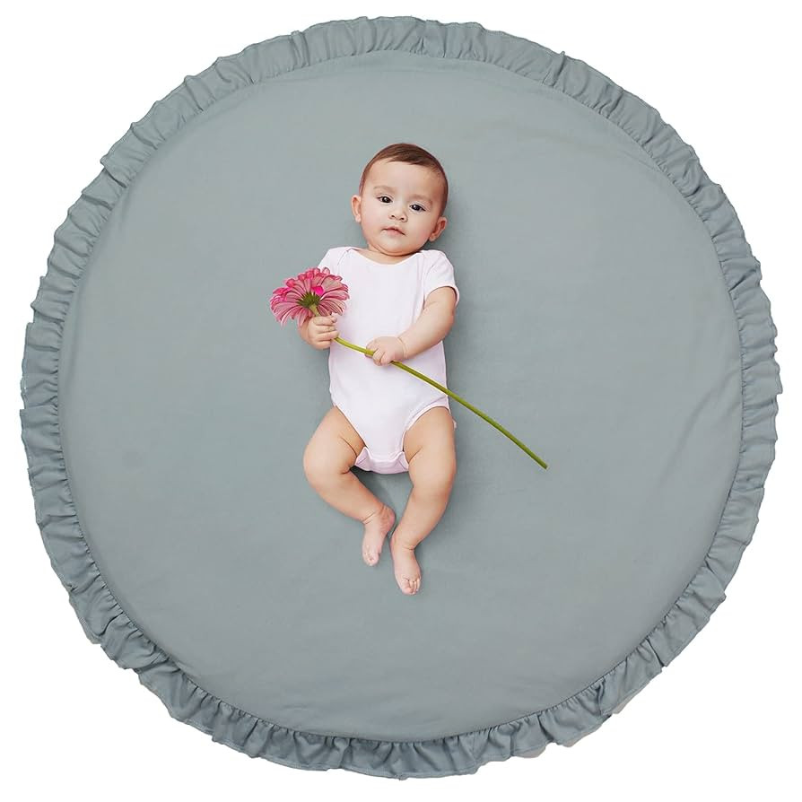 ABREEZE Baby Cotton Play Mat Soft Crawling Mat Detachable Washable Game Blanket Floor Playmats Ki... | Amazon (US)