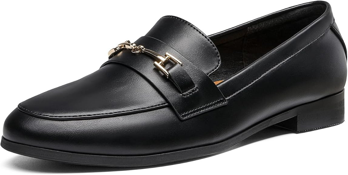 DREAM PAIRS Women's Loafers Leather Penny Loafers Fashion Comfortable Flats Shoes | Amazon (UK)