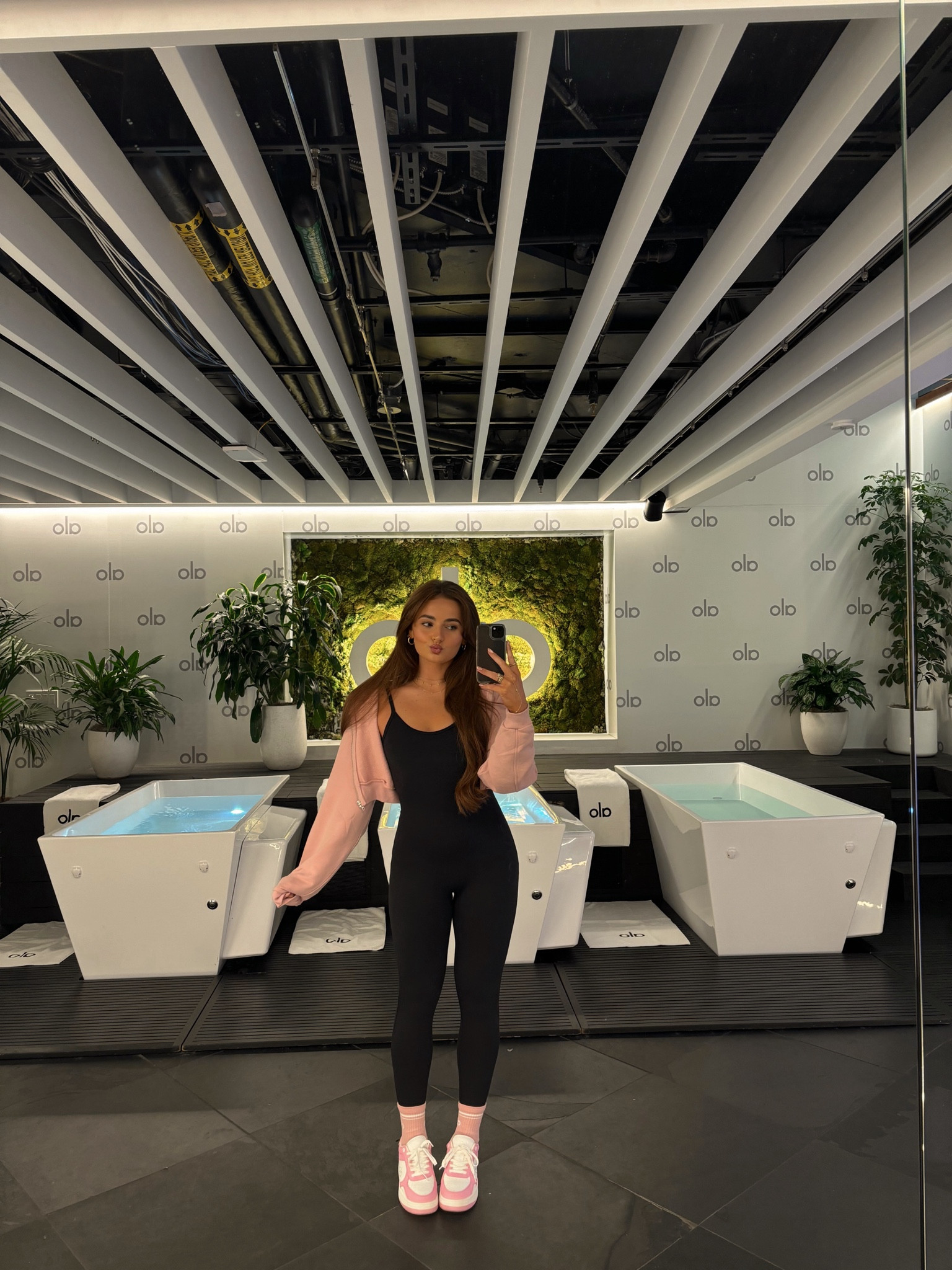 Alo Yoga Airbrush One And Done Onesie, Sweet Escape Zip Up Hoodie, Unisex Half-Crew Throwback Sock and Recovery Mode Sneaker

#LTKStyleTip #LTKWorkwear