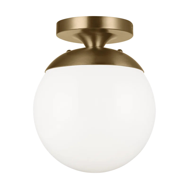 Wrought Studio Mager 1 - Light 8" Simple Globe Semi Flush Mount | Wayfair | Wayfair North America