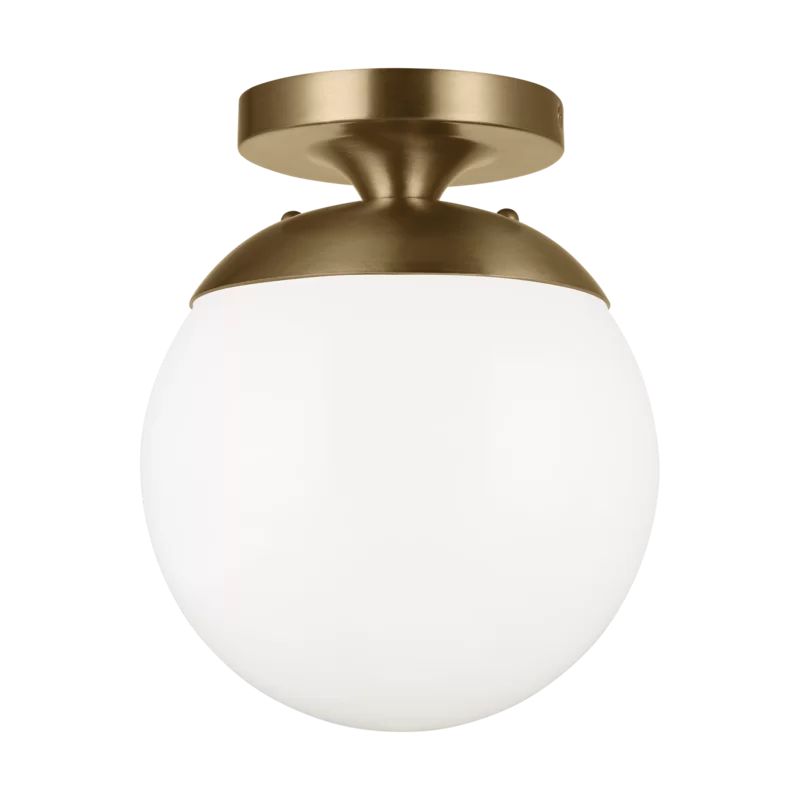 Wrought Studio Mager 1 - Light 8" Simple Globe Semi Flush Mount | Wayfair | Wayfair North America