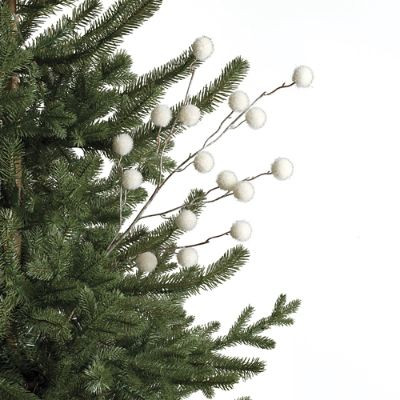 Glitter Pom-Pom Stems Set of Six with Bendable Iron Wire for Indoor Decor | Frontgate