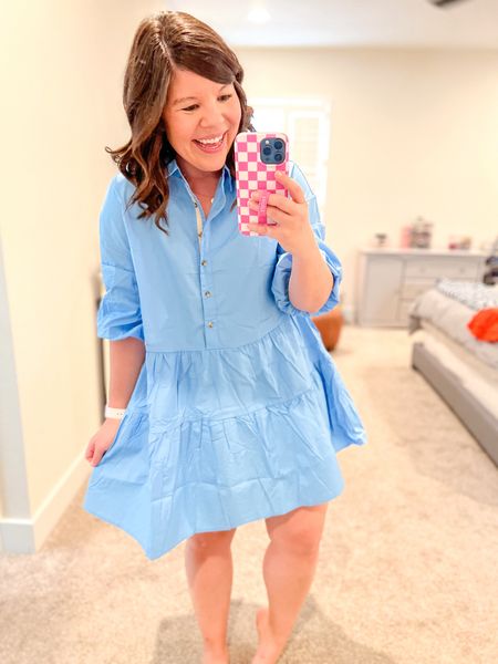 Poplin shirt dress from Amazon- a perfect one and done spring outfit!

I’m wearing a size small and the fit is oversize. 

Would be cute workwear to work from home, or a darling vacation outfit. 

Spring outfit. Resort wear. Easter dress. 

#LTKfindsunder50 #LTKSeasonal #LTKstyletip