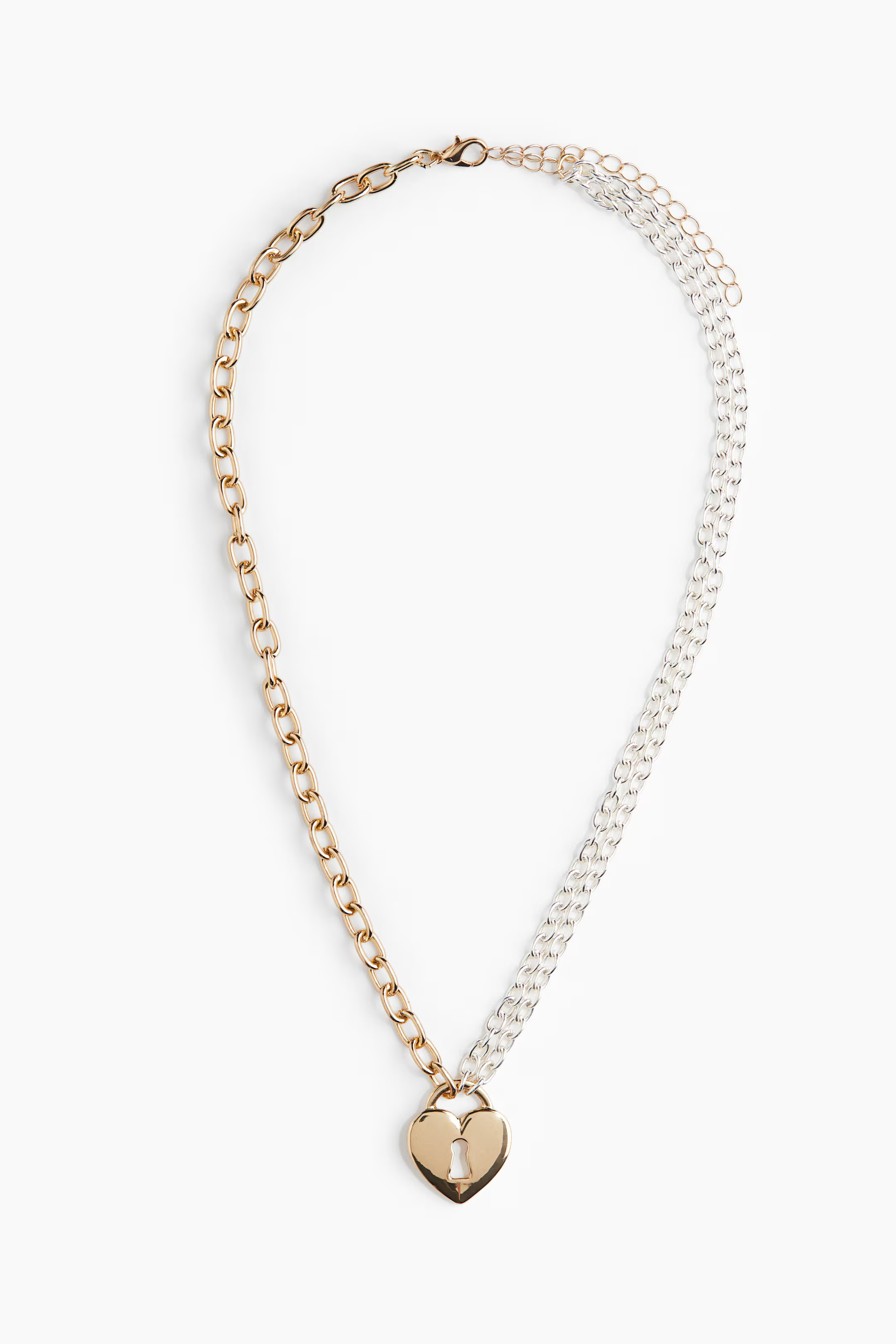 Two-tone pendant necklace | H&M (UK, MY, IN, SG, PH, TW, HK)