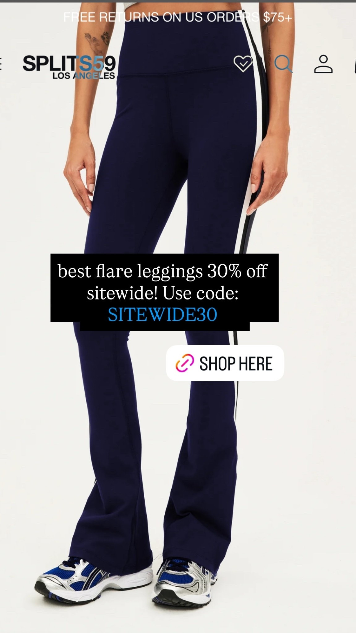 best flare leggings 30% off sitewide! Use code: SITEWIDE30