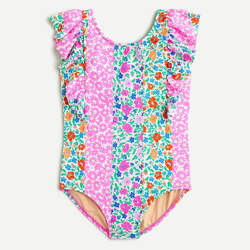 Girls' ruffle one-piece swimsuit | J. Crew US