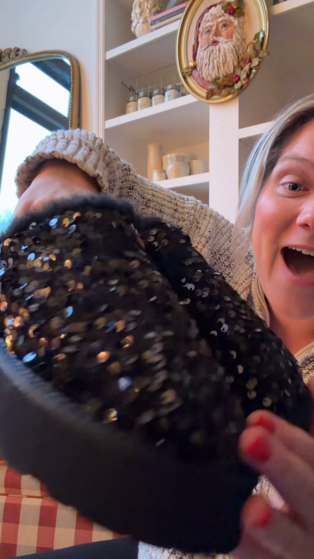 Christmas is 7 days away!! No need to panic @hsn has some great gifts with guaranteed delivery!! check out these BEARPAW® Portia Sequin and Suede Mule Slipper. Thousands have already sold today. These would make a wonderful gift for any girl on your list! New customer code HSN2025 for $10 off this purchase 👏🏻#ad #hsninfluencer #lovehsn 

#LTKHoliday #LTKSeasonal #LTKGiftGuide