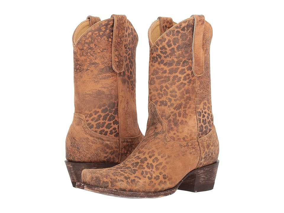 Old Gringo Leopardito YP Cowboy Women's Boots Ochre : 10 B - Medium, Leather | Zappos
