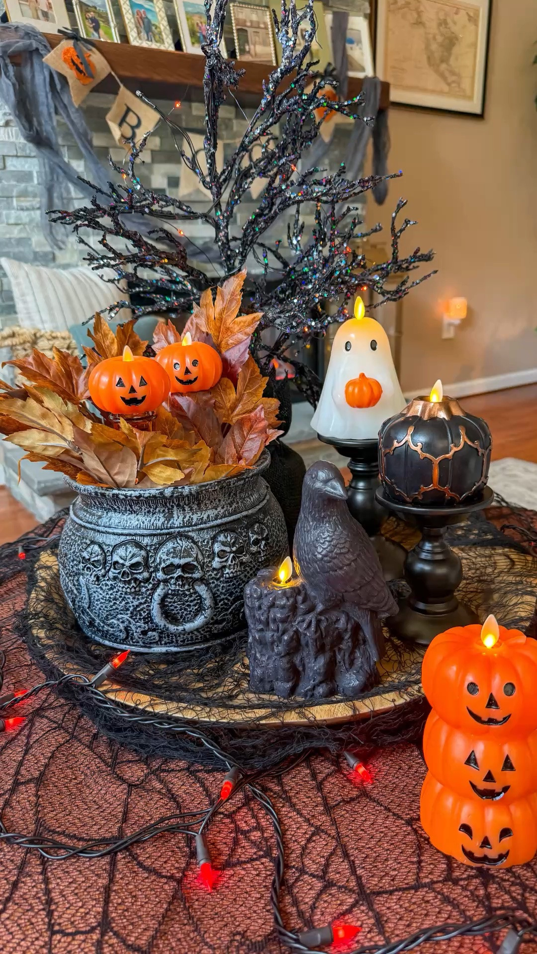 Halloween Centerpiece Decor Idea 👻🧡🎃

#LTKSeasonal #LTKHome