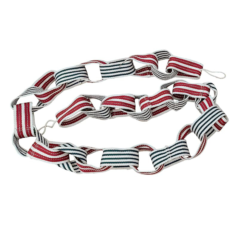 Red White & Blue Twill Garland, 72" | At Home