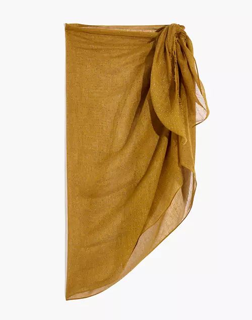 Linen-Cotton Sarong Scarf | Madewell