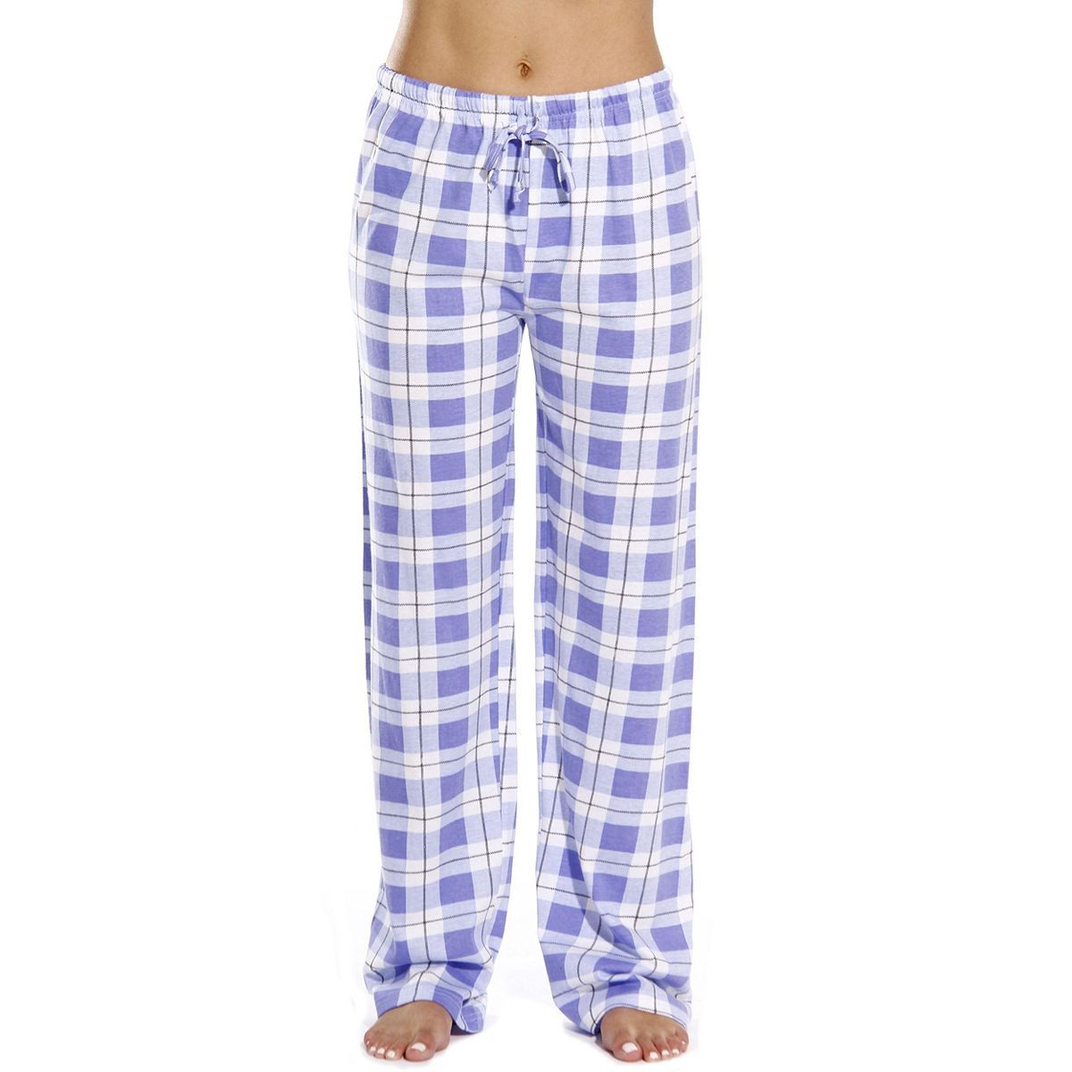Just Love Womens Plaid Knit Jersey Pajama Pants - 100% Cotton PJs | Target