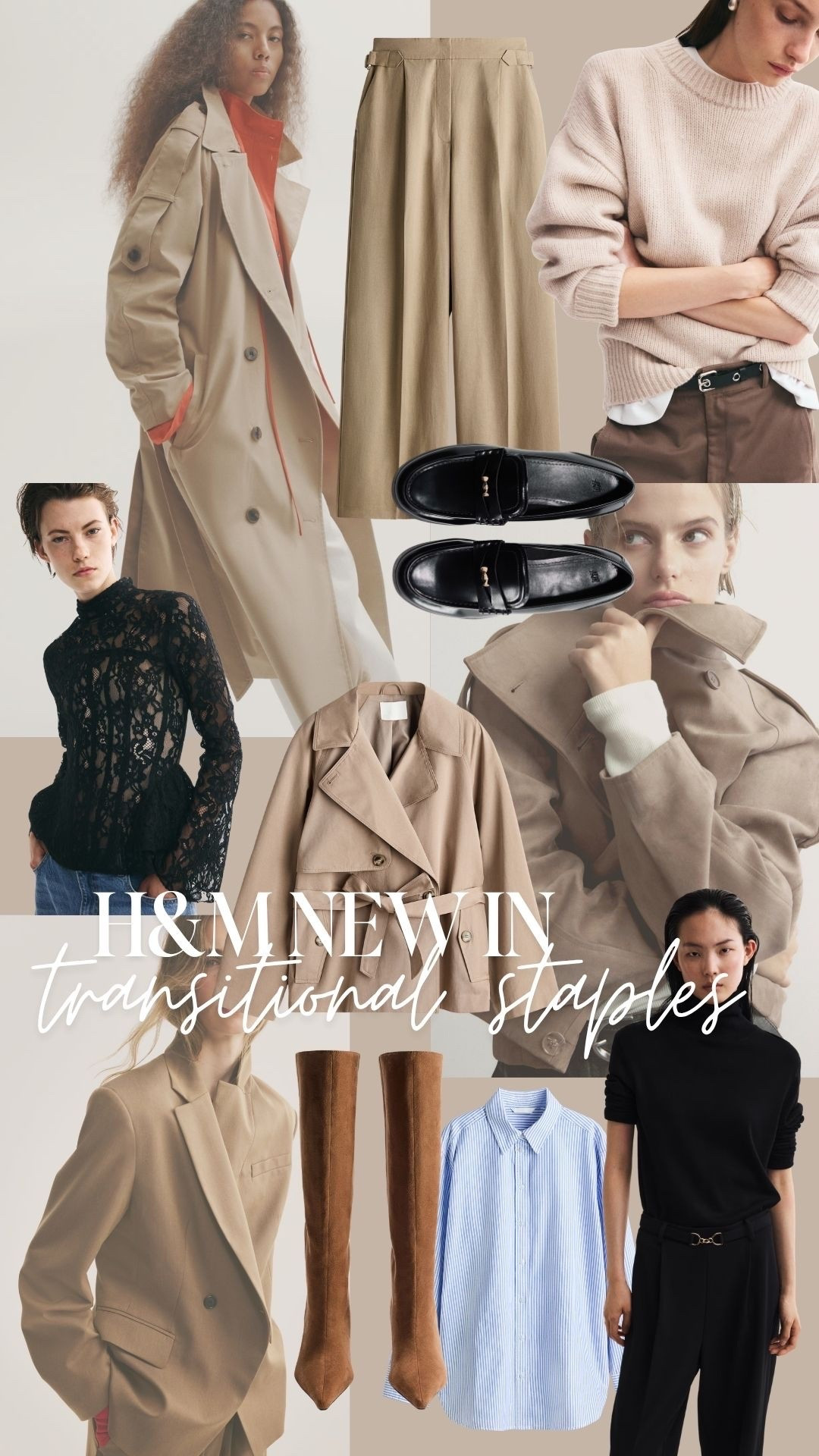 H&M new in transitional staples 🤎🍂

#LTKautumn #LTKunboxing #LTKstyletip