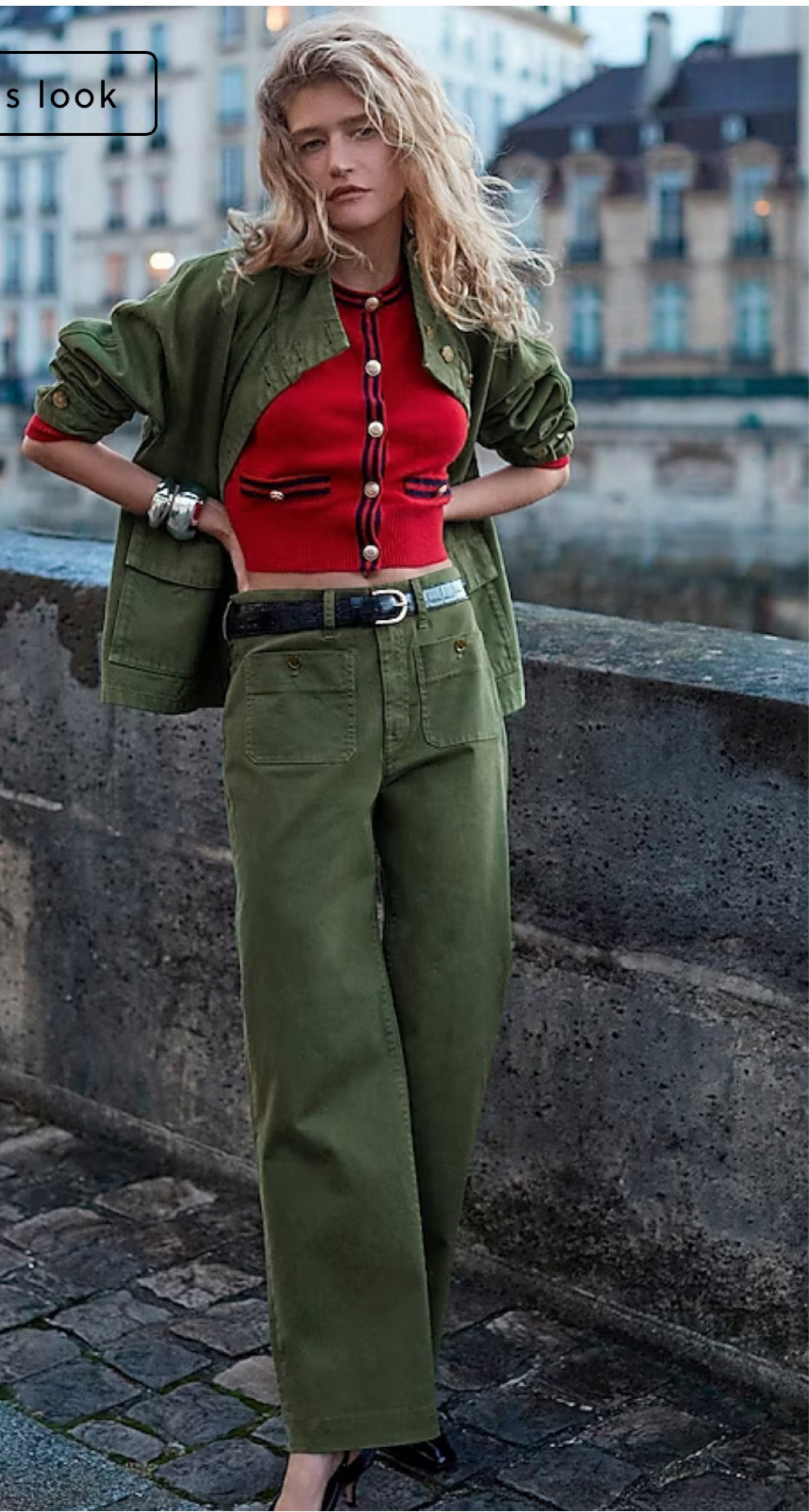 Sailor slim wide-leg chino pant.
Available in 4 different colors.

#LTKover40