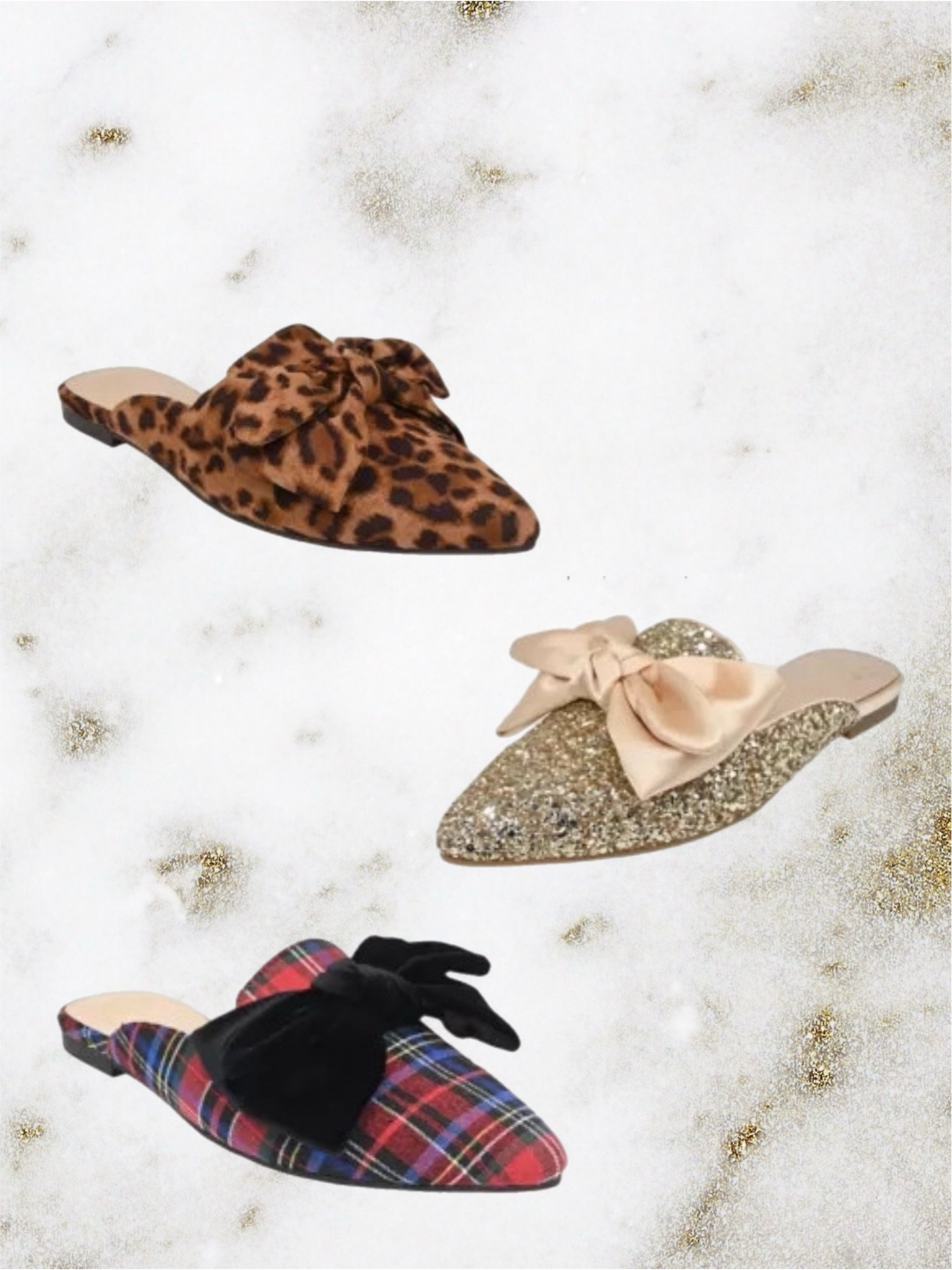 Holiday flats for all your holiday parties! Oversized bows give them a designer look without the price tag!

#LTKShoeCrush #LTKParties #LTKHoliday