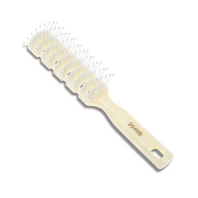 Unique Bargains Vented Hair Brush with Ball-Tipped Bristles Beige 1 Pc | Target