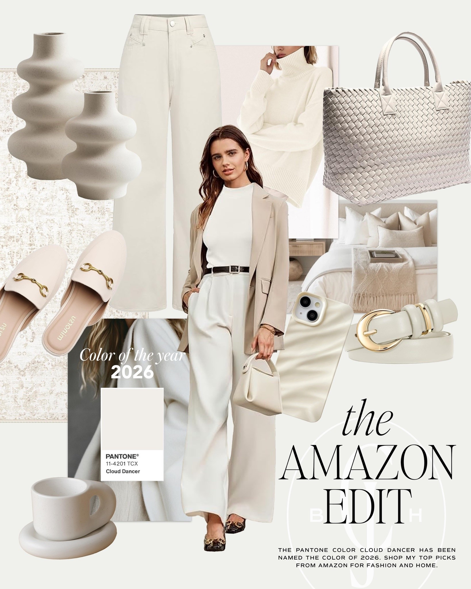 The Amazon Trend Edit: Cloud Dancer. My favorite picks that resemble the Pantone color of the year — both fashion and home.

#LTKSeasonal