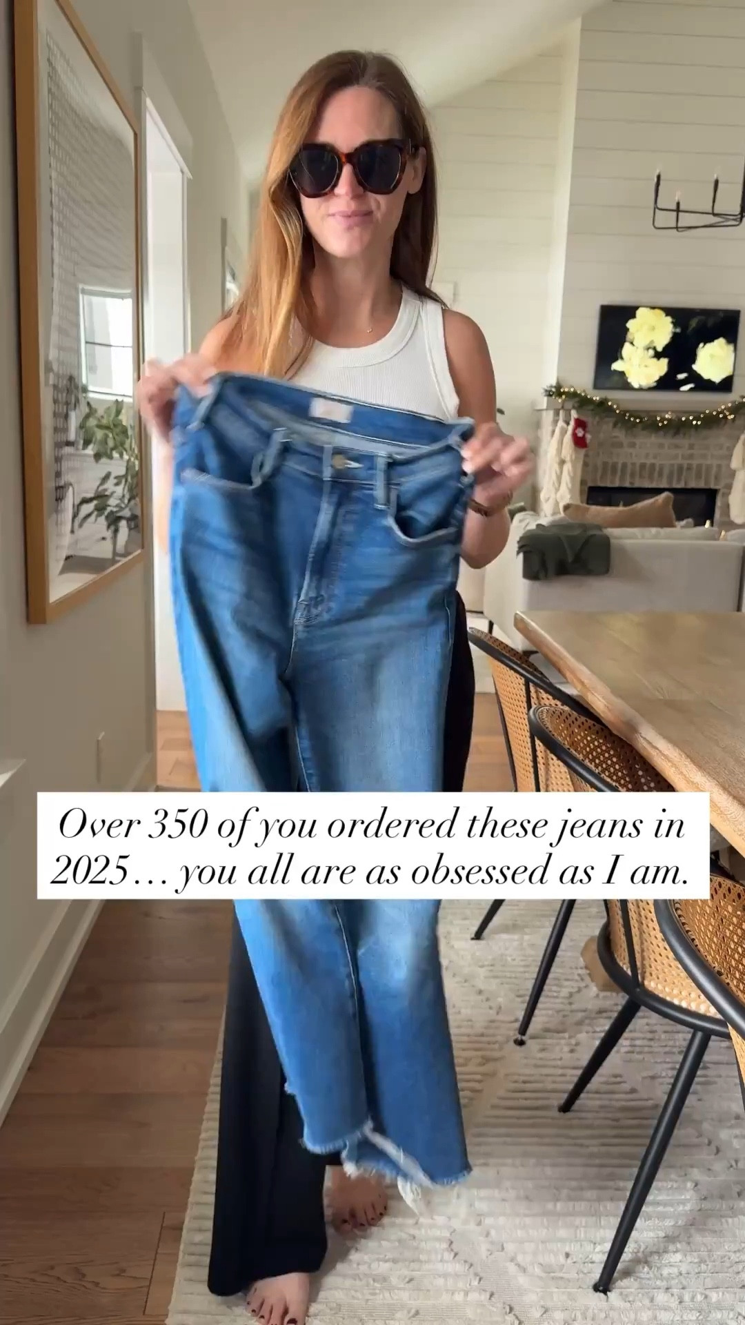 Jeans size 35 - true to size
Sweater side small

#LTKmorningroutine #LTKootd #LTKgrwm