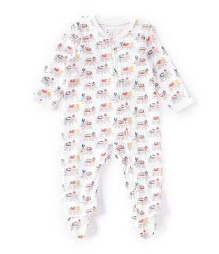 Roller Rabbit Baby Newborn-9 Months Family Matching Christmas Elephant Print Footed Sleeper | Dil... | Dillard's