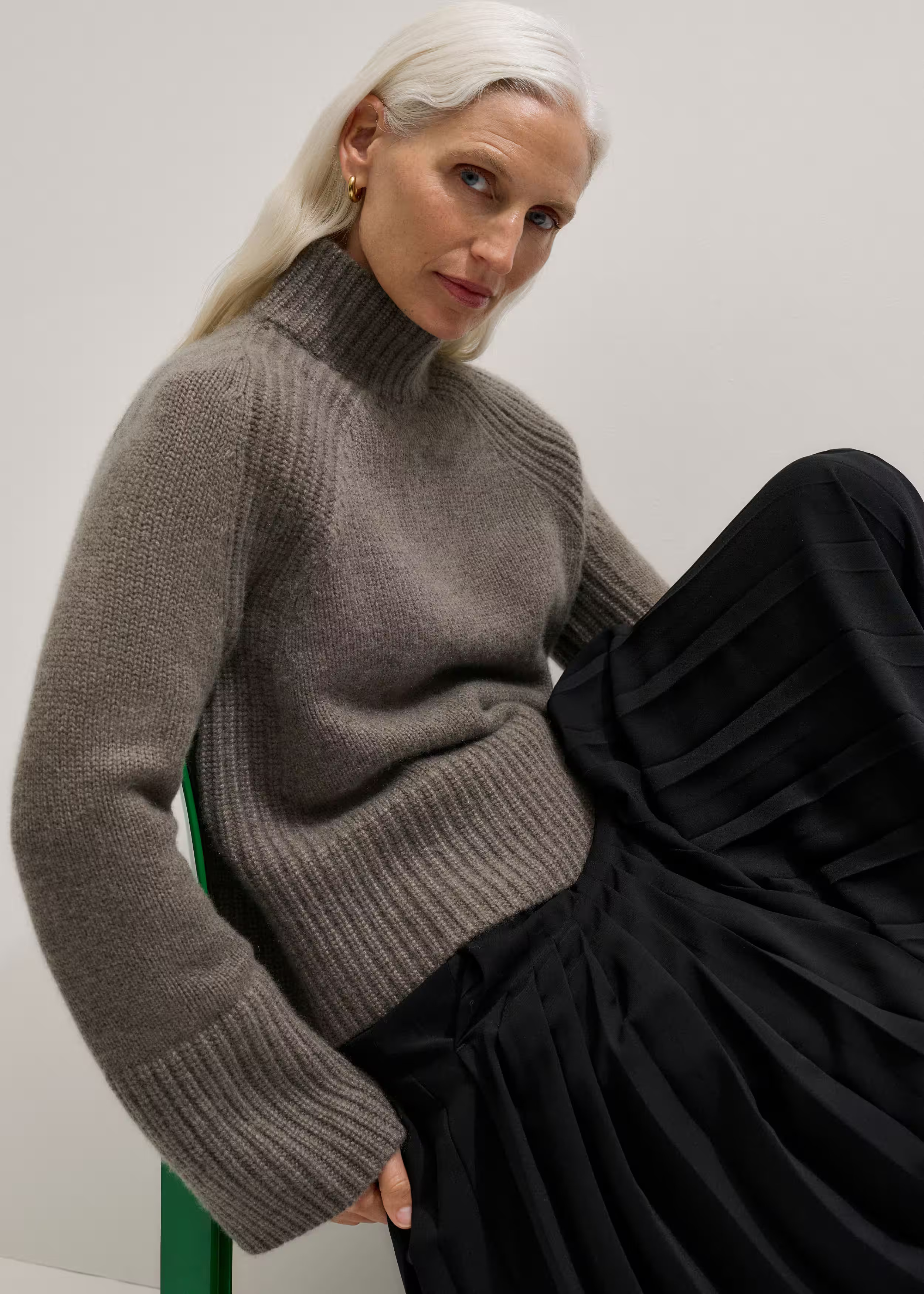 High Neck Jumper Cashmere | ME+EM Global (Excluding US)