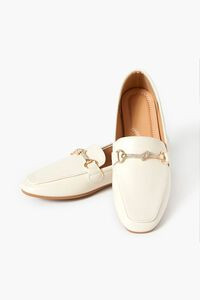 Faux Leather Rhinestone Loafers | Forever 21 (US)