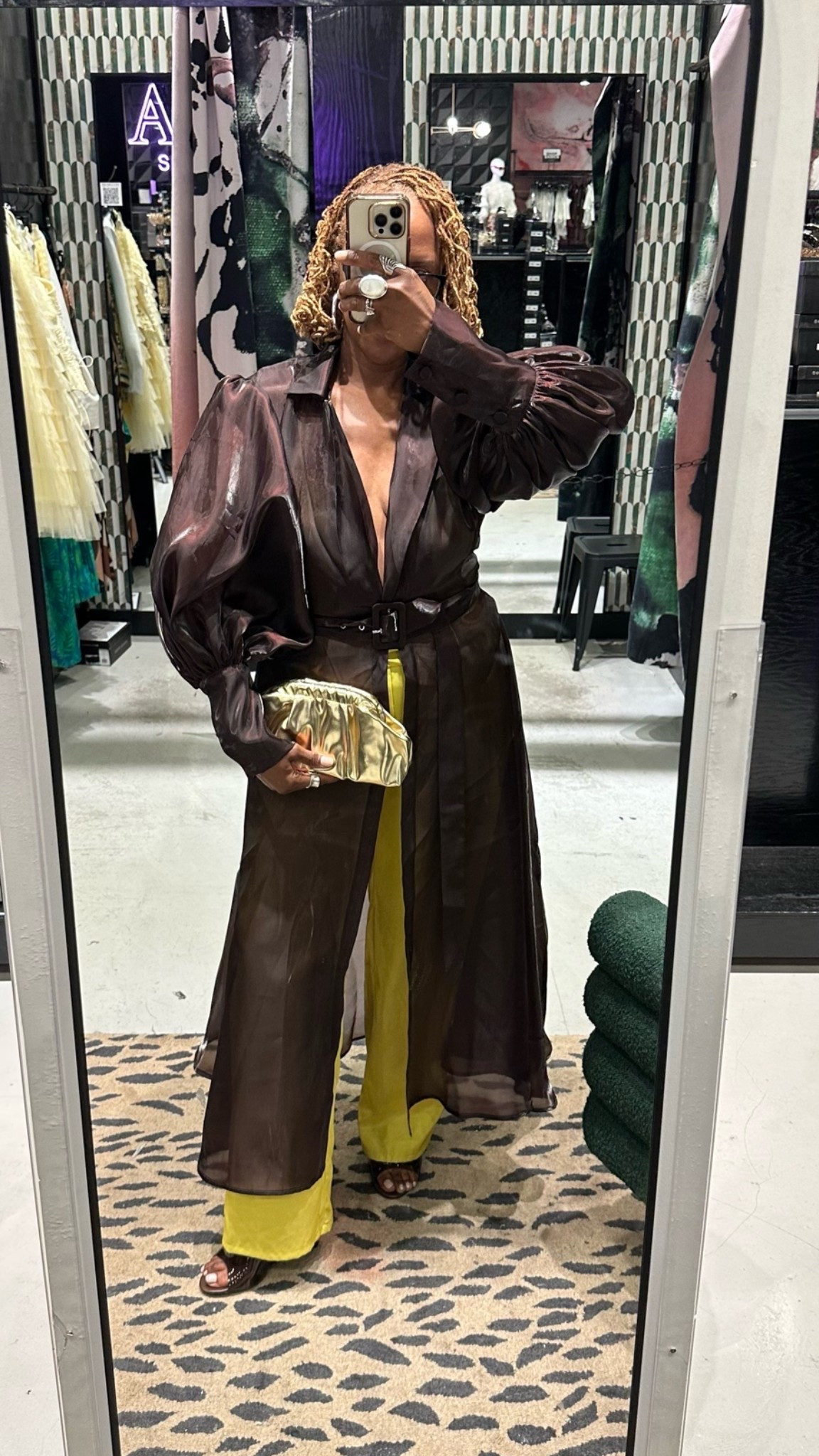 Chocolate brown sheer trench

#LTKvlog #LTKootd #LTKdayinmylife