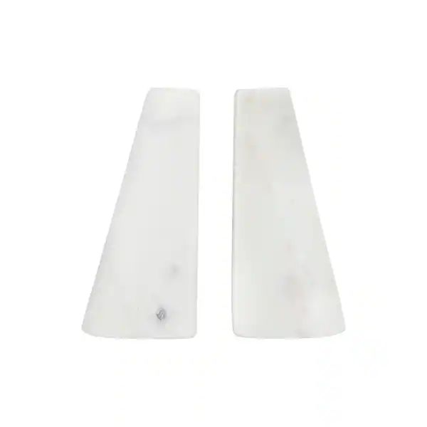 White Marble Bookends (Set of 2 Pieces) - Bed Bath & Beyond - 34869174 | Bed Bath & Beyond