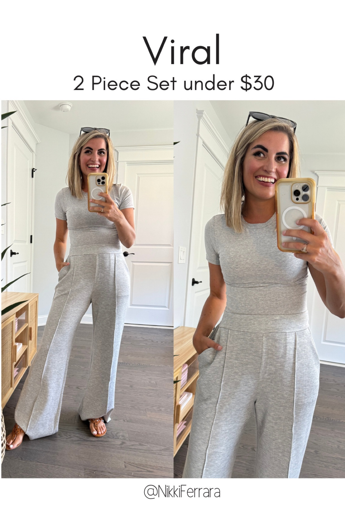 RESTOCK ALERT 🏃🏼‍♀️ Selling fast. Viral $23 Set! 🫶scuba fabric this will be the SOFTEST thing you own! 
Perfect length & stretchy! 
5’2”, 125lbs wearing Xsmall bottom (side down on bottoms) and small top  

Walqmrt, scoop, lounge set, gray set, two piece set, Walmart  basic, shorts, denim shorts, beige shorts, light wash shorts, denim shorts, summer outfit, basic, basic outfit, capsule wardrobe, capsule closet, bathing suit coverup, workwear, trousers, work pants, pants, cropped pants, sunglasses, linen pants, striped dress, blue stripe dress, black jumpsuit, beige jumpsuit, travel outfit, loungewear, comfy outfit, casual outfits, work outfit, workwear, travel oufit

#LTKplussize #LTKworkwear #LTKmidsize

#LTKMidsize #LTKSaleAlert #LTKWorkwear