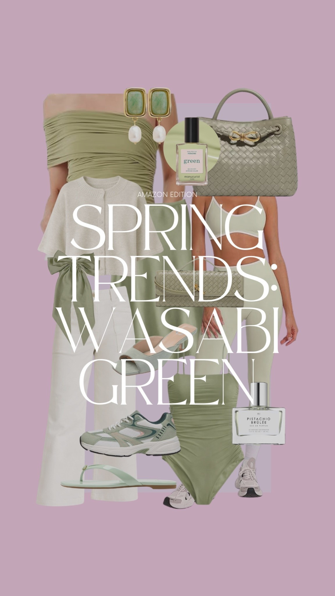 Wasabi green is having a moment this spring. It’s vibrant but still wearable, and I love how it instantly makes an outfit feel current.

#LTKgrwm #LTKPetite #LTKdayinmylife