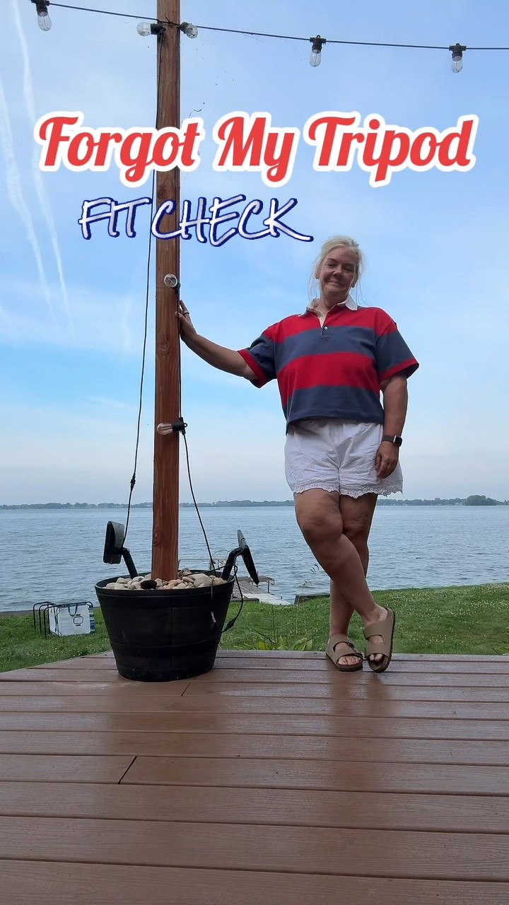 Forgot my tripod fit check!! Lake life suits me! Top-medium Shorts-large @Madewell #summeroutfitinspo #vacationoutfits

#LTKSeasonal #LTKOver40 #LTKootd
