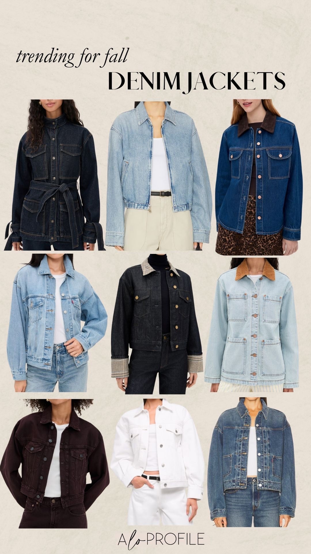 Fall Denim Jacket Roundup // fall jackets, fall style, fall outfits, fall fashion, fall jacket trends, fall closet staples, wardrobe staples for fall, fall outfit ideas, jackets for fall, fall denim