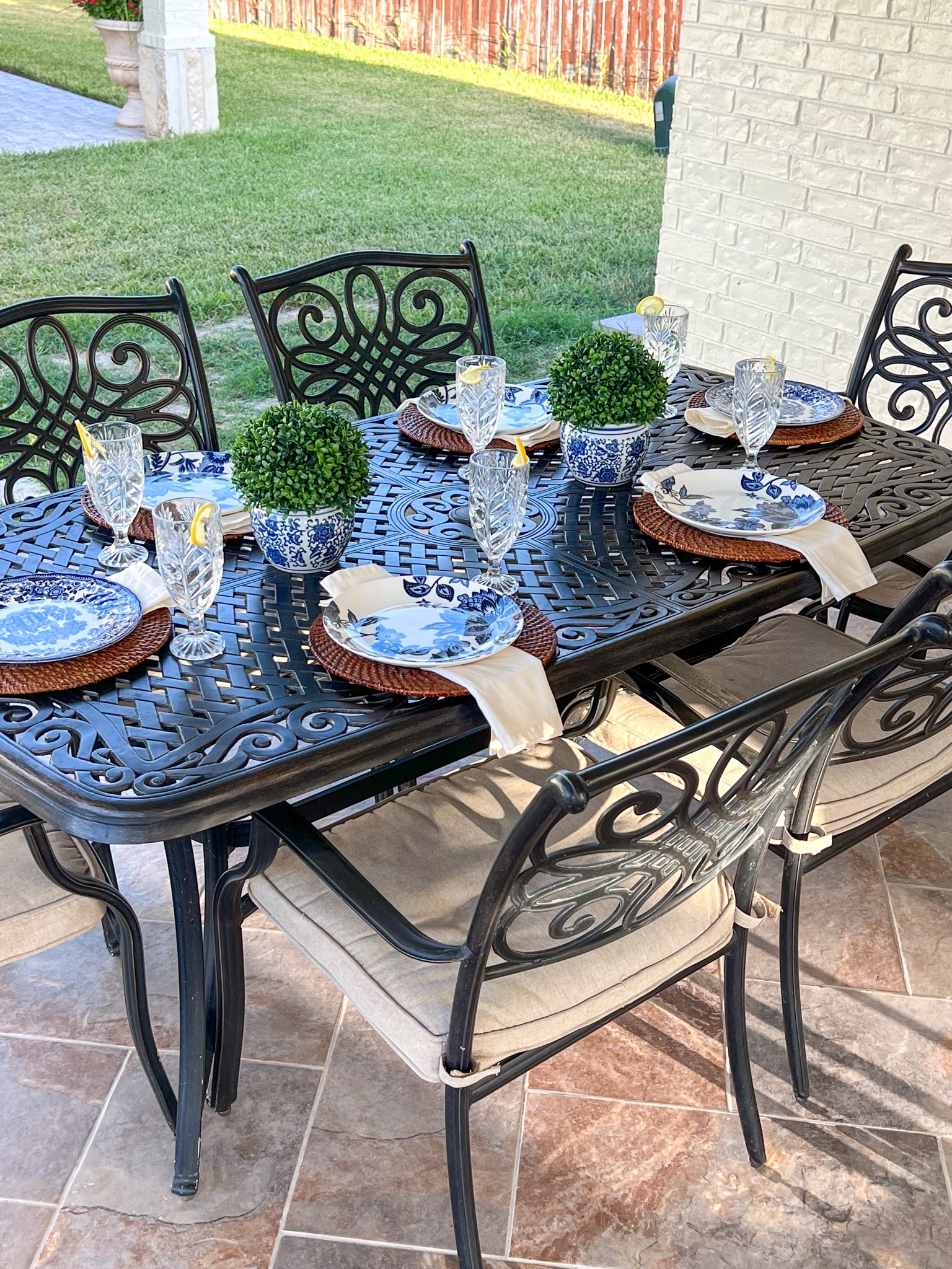  Hanover Aluminum 6 chair patio dining set
Rubbed bronze
Traditional 
Walmart finds 
French 
Grand-millennial style
Blue and white decor
Neutral seat cushions
Frontgate look a like 
Look for less
Patio and pool
Decor


#LTKFind #LTKSeasonal #LTKhome