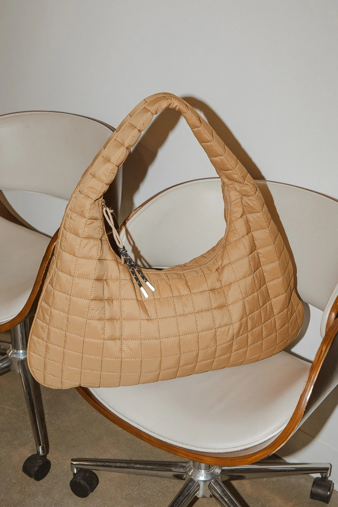 Ezra Tan Quilted Nylon Tote | Lulus (US)