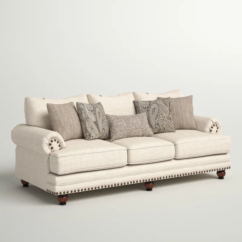 Freda 96'' Sofa with Reversible Cushions | Wayfair North America