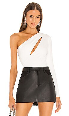 NBD Aaliyah Bodysuit in White from Revolve.com | Revolve Clothing (Global)