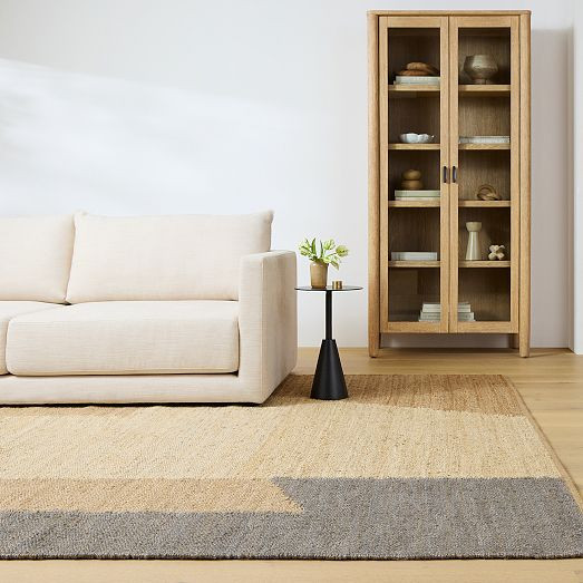 Angled Modern Form Jute Rug | West Elm (US)