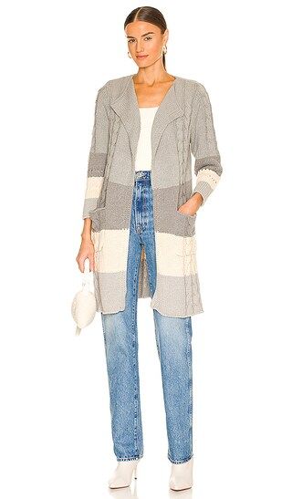 Cotton Blend Open Front Duster in Sunset | Revolve Clothing (Global)