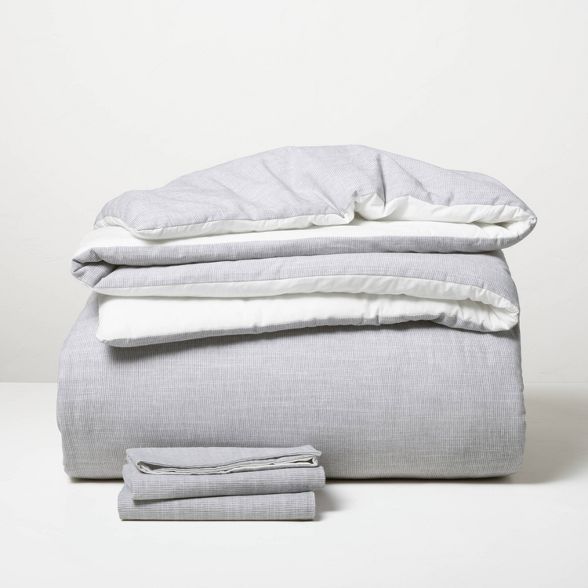 Microstripe Comforter & Sham Set - Hearth & Hand™ with Magnolia | Target